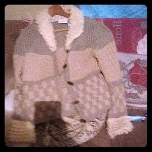 Liz Claiborne's hand-knit sweater